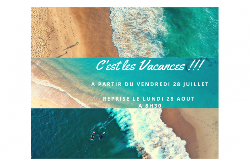 C'est les vacances estivales chez IZECO 