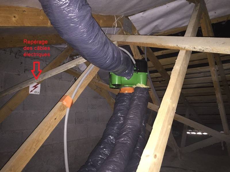 CAISSON VMC FIXE A CHARPENTE DROME ARDECHE