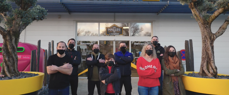 IZECO partenaire des artisans du bâtiment aux Halles de l'Habitat au Teil