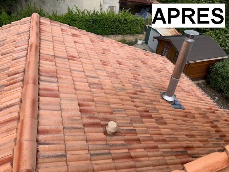 Comment nettoyer et imperméabiliser des tuiles noircies à VALENCE 26000 ?