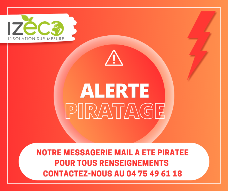 ATTENTION PIRATAGE MESSAGERIE MAIL IZECO